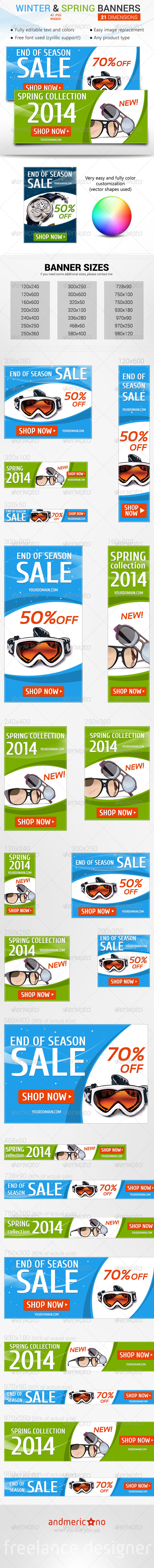 GraphicRiver Winter Sale & Spring New Collection 6689930 GraphicRiver Winter Sale & Spring New Collection 6689930
