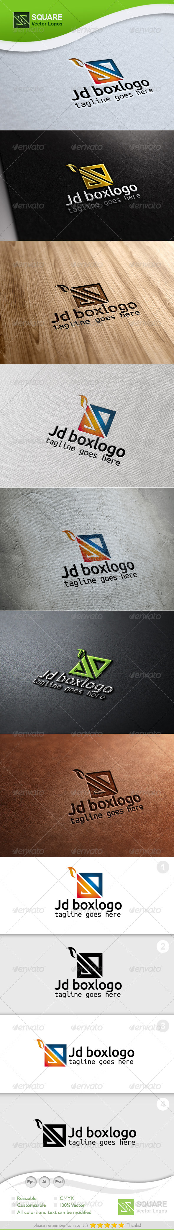 GraphicRiver J D Box Vector Logo Template 6704360 GraphicRiver J D Box Vector Logo Template 6704360