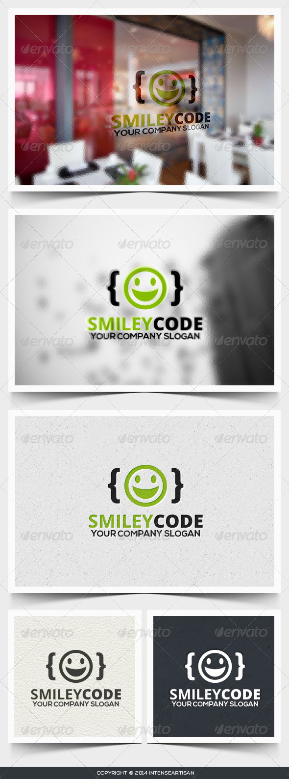 Smiley Code Logo Template - Objects Logo Templates