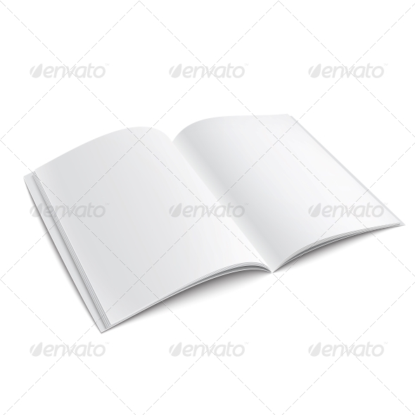 GraphicRiver Blank Opened Magazine Template 6706771 GraphicRiver Blank Opened Magazine Template 6706771