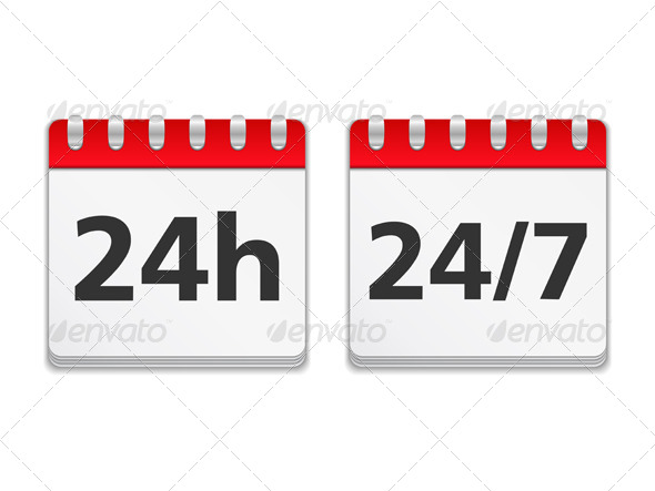 GraphicRiver 24 7 Icons 6706819 GraphicRiver 24 7 Icons 6706819