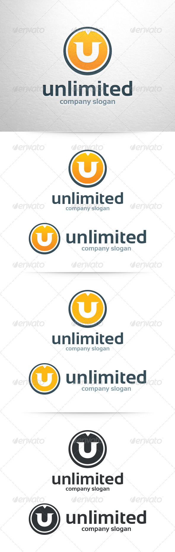 Letter U Logo Template - Letters Logo Templates