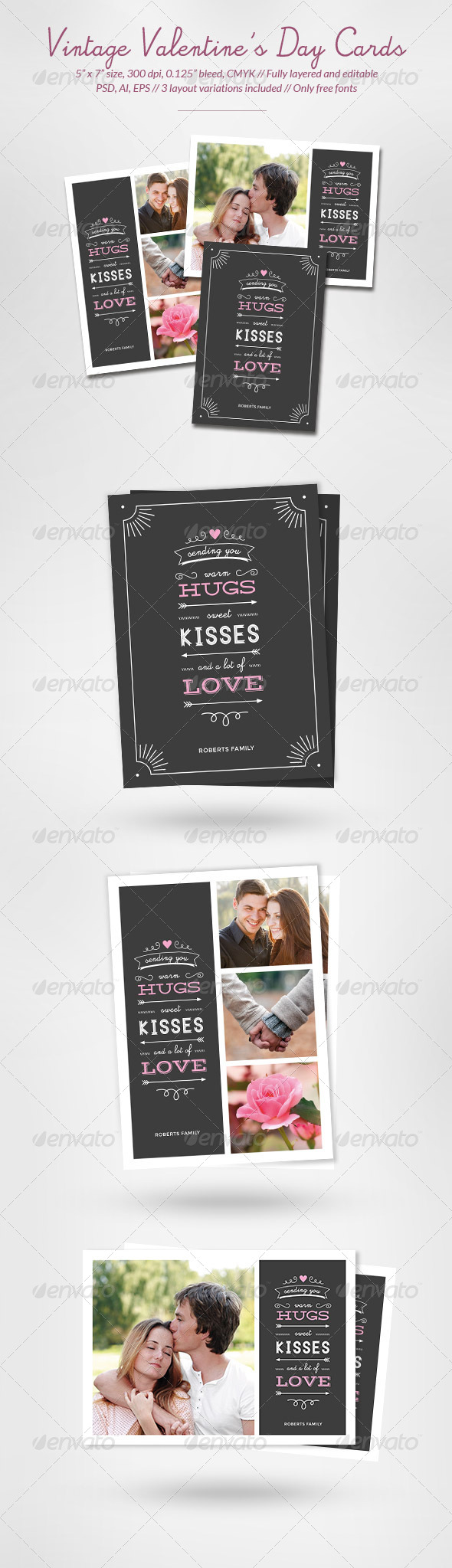 GraphicRiver Vintage Valentine s Day Card 6711988 GraphicRiver Vintage Valentine s Day Card 6711988