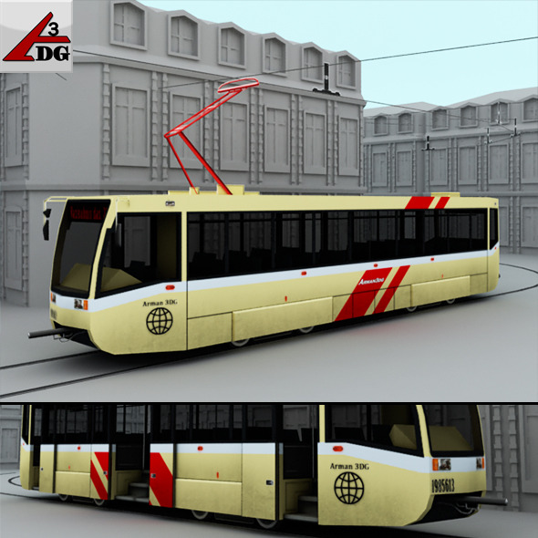 3DOcean Streetcar 6692116 3DOcean Streetcar 6692116