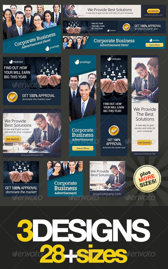 GraphicRiver Corporate Web Banner Set Bundle 9 6712430 GraphicRiver Corporate Web Banner Set Bundle 9 6712430