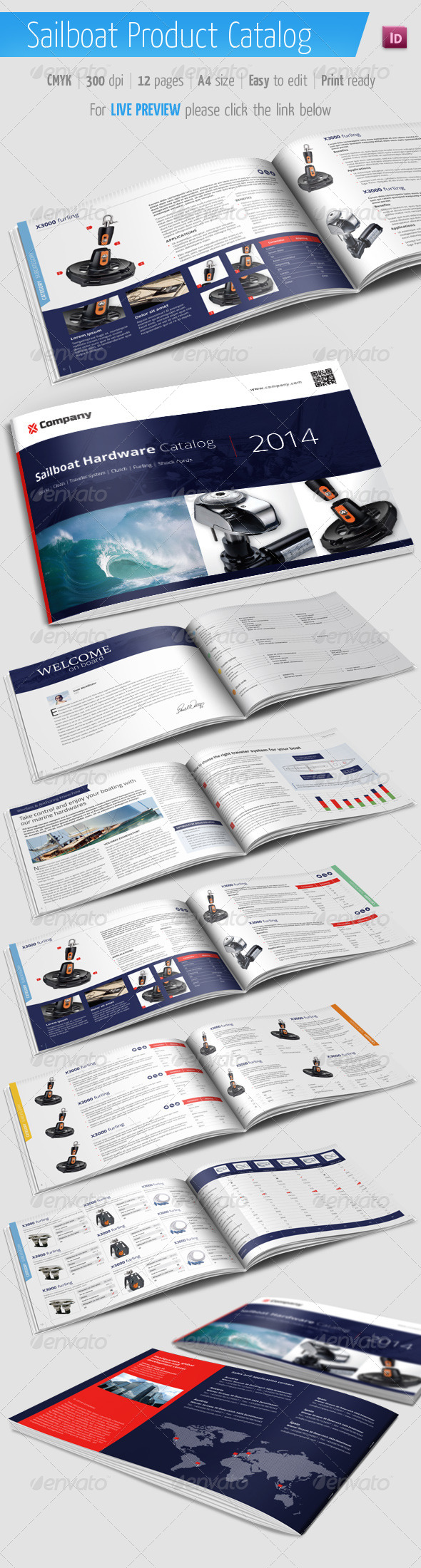 Sailboat Product Catalog - Marine Brochure (Catalogs)