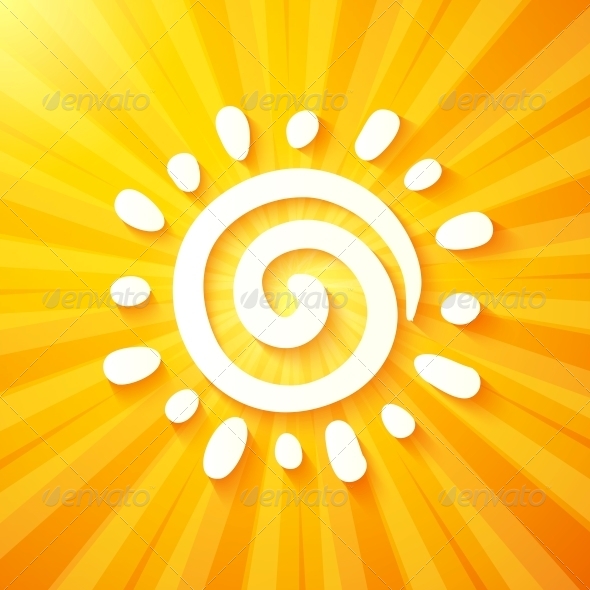 GraphicRiver White Cutout Paper Sun on Yellow Background 6715449 GraphicRiver White Cutout Paper Sun on Yellow Background 6715449