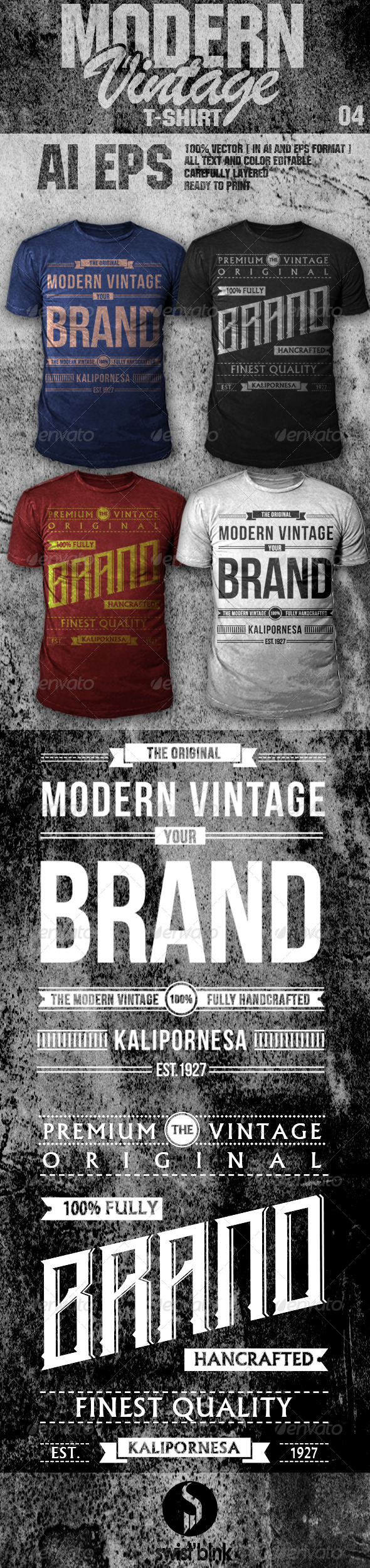 GraphicRiver Modern Vintage T-Shirt 04 6717309 GraphicRiver Modern Vintage T-Shirt 04 6717309