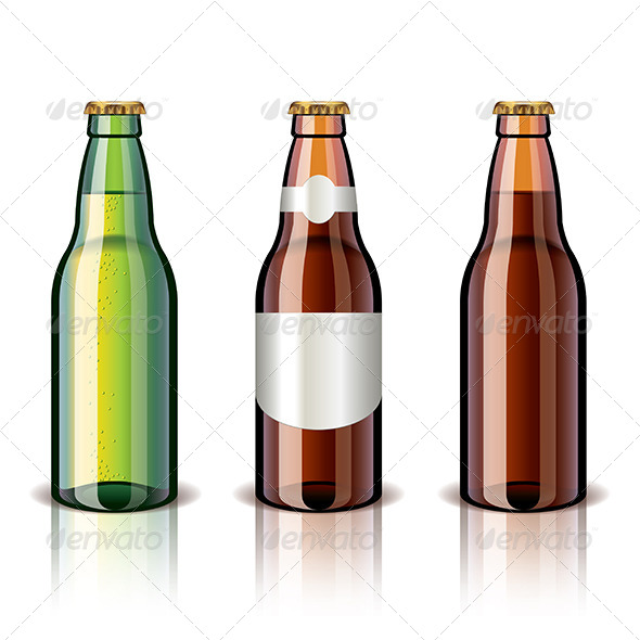 GraphicRiver Beer Bottles 6724943 GraphicRiver Beer Bottles 6724943