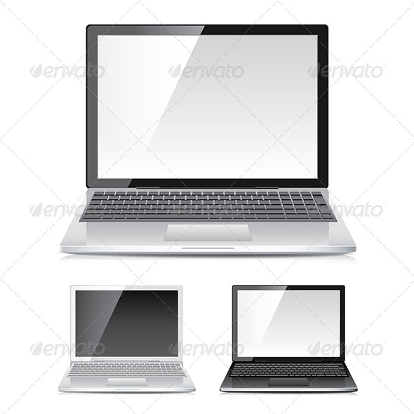 GraphicRiver Laptop Set 6725161 GraphicRiver Laptop Set 6725161
