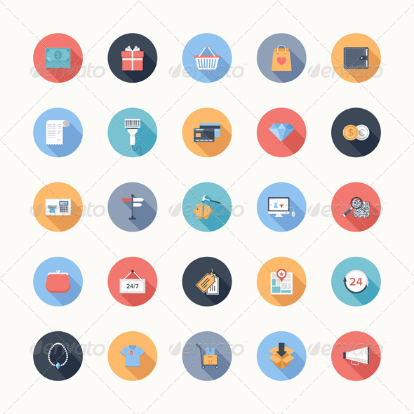 GraphicRiver Shopping Icons 6726879 GraphicRiver Shopping Icons 6726879