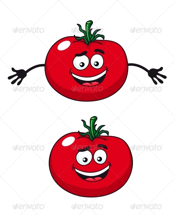 GraphicRiver Two Happy Tomatoes 6727552 GraphicRiver Two Happy Tomatoes 6727552