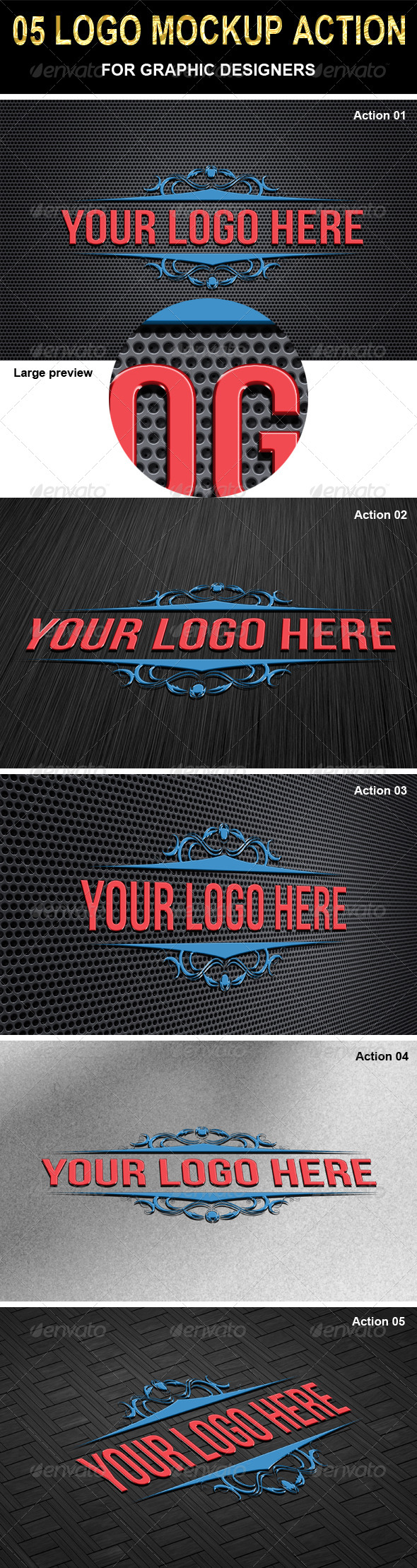 GraphicRiver 05 Logo Mockup Actions Bundle 6729718 GraphicRiver 05 Logo Mockup Actions Bundle 6729718