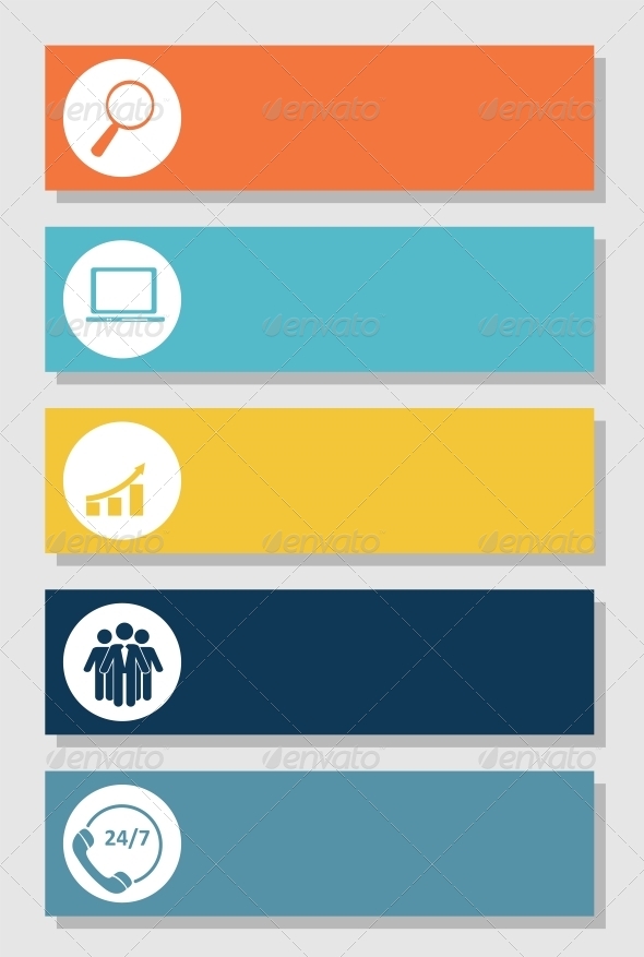 GraphicRiver Infographics Design Flat Elements 6730207 GraphicRiver Infographics Design Flat Elements 6730207