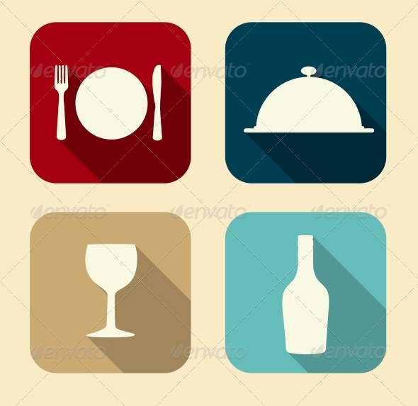 GraphicRiver Modern Flat Food Icon Set 6730240 GraphicRiver Modern Flat Food Icon Set 6730240
