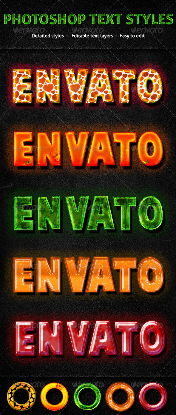 GraphicRiver Photoshop Text Styles 6730334 GraphicRiver Photoshop Text Styles 6730334