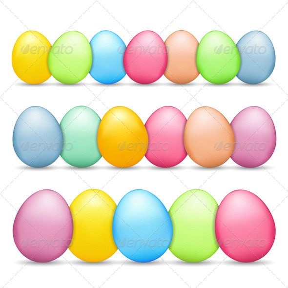 GraphicRiver Colored Easter Eggs 6731463 GraphicRiver Colored Easter Eggs 6731463