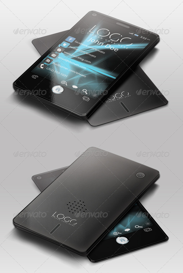 GraphicRiver SmartPhone Business Card 6733819 GraphicRiver SmartPhone Business Card 6733819
