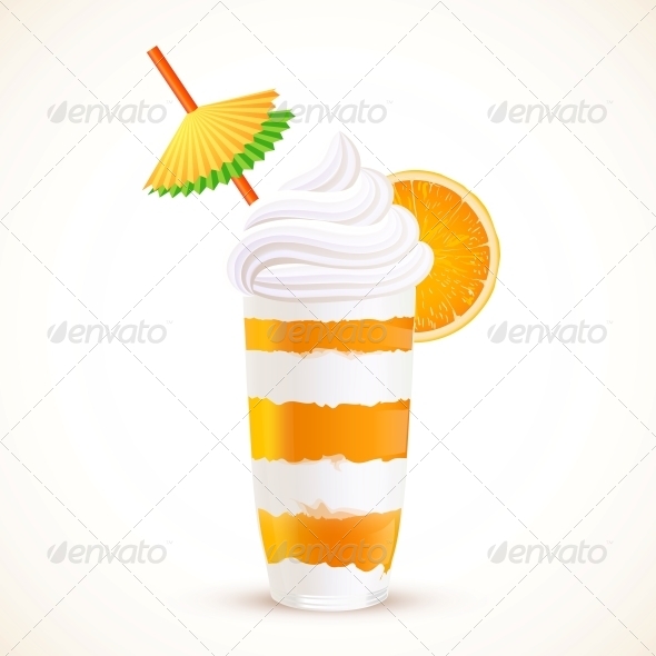 GraphicRiver Orange Sliced Dessert Cocktail 6737104 GraphicRiver Orange Sliced Dessert Cocktail 6737104