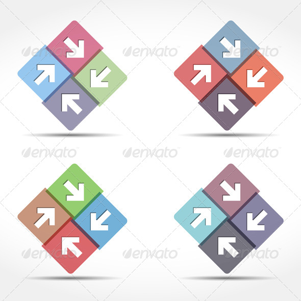 GraphicRiver Abstract Emblem with Arrows 6739324 GraphicRiver Abstract Emblem with Arrows 6739324