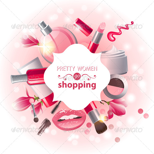 GraphicRiver Make-Up Background 6743325 GraphicRiver Make-Up Background 6743325