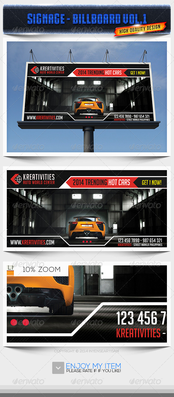 GraphicRiver Billboard Template Signage Vol.1 6745162 GraphicRiver Billboard Template Signage Vol.1 6745162