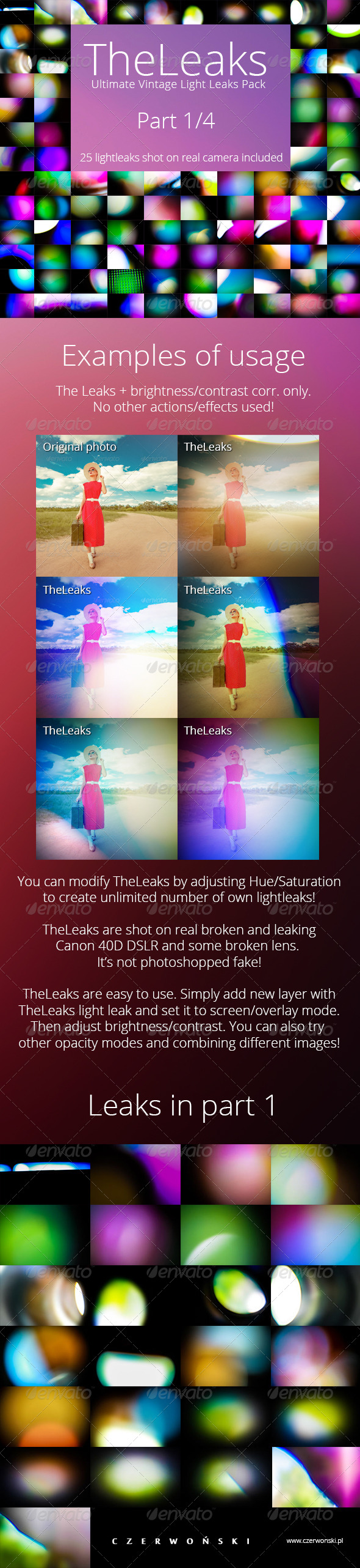 GraphicRiver TheLeaks Ultimate Vintage Light Leaks Pack 6681519 GraphicRiver TheLeaks Ultimate Vintage Light Leaks Pack 6681519