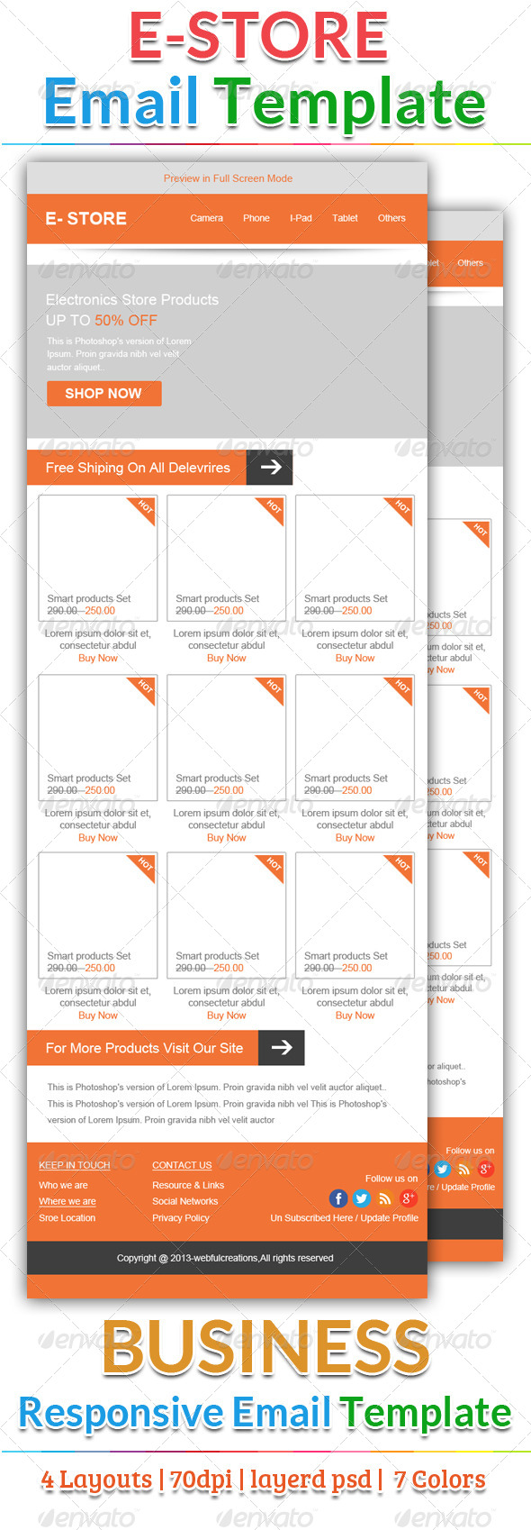 GraphicRiver Electronic Products Email Template 6748110 GraphicRiver Electronic Products Email Template 6748110