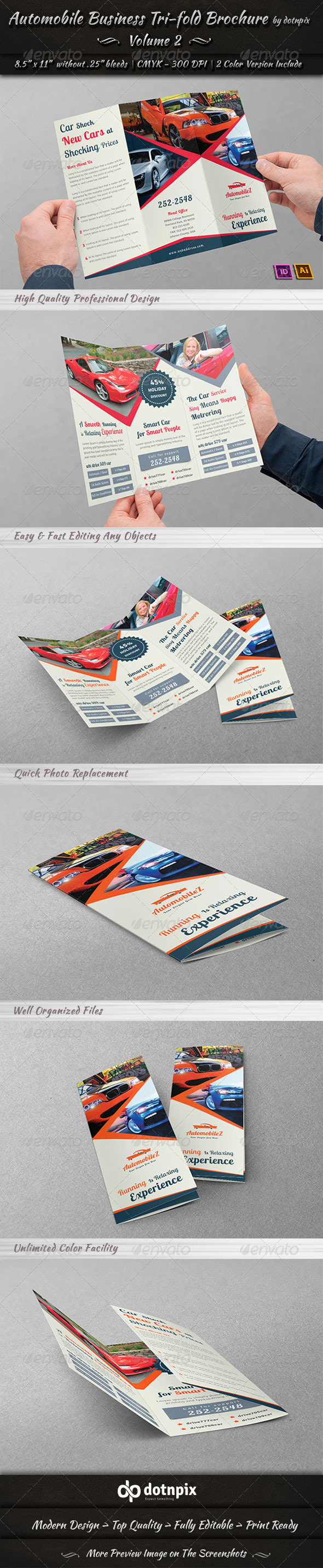GraphicRiver Automobile Business Tri-Fold Brochure Volume 2 6748869 GraphicRiver Automobile Business Tri-Fold Brochure Volume 2 6748869