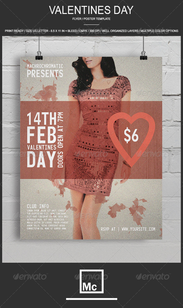 GraphicRiver Valentines Day Flyer 6748012 GraphicRiver Valentines Day Flyer 6748012