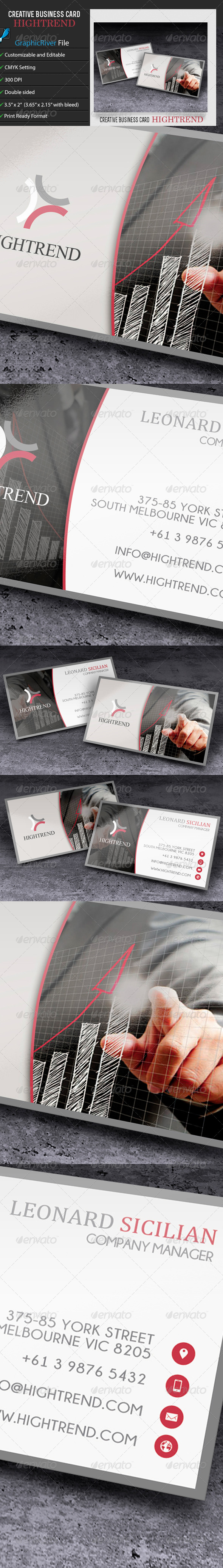 GraphicRiver Corporate Business Card Hightrend 6752379 GraphicRiver Corporate Business Card Hightrend 6752379