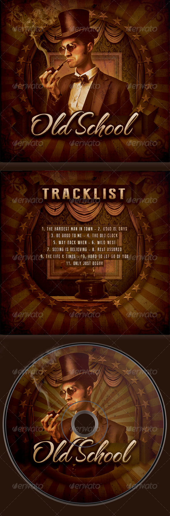 GraphicRiver Old School CD Cover 6752862 GraphicRiver Old School CD Cover 6752862