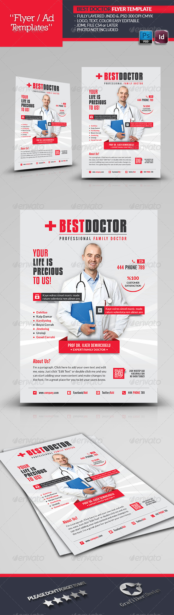 GraphicRiver Best Doctor Flyer Template 6756840 GraphicRiver Best Doctor Flyer Template 6756840