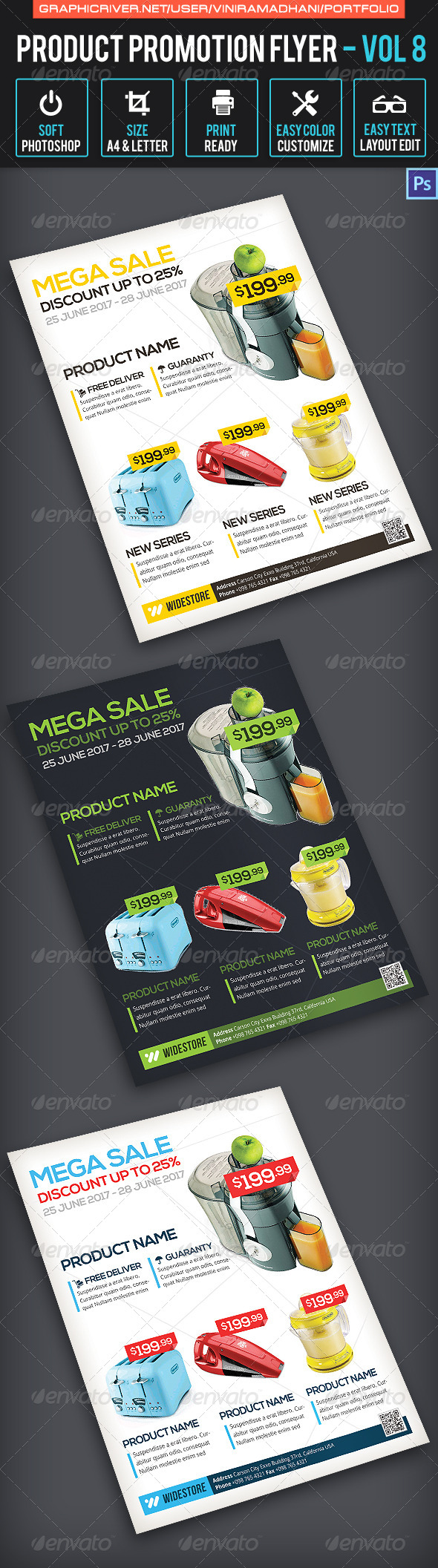 GraphicRiver Product Promotion Flyer Volume 8 6760956 GraphicRiver Product Promotion Flyer Volume 8 6760956