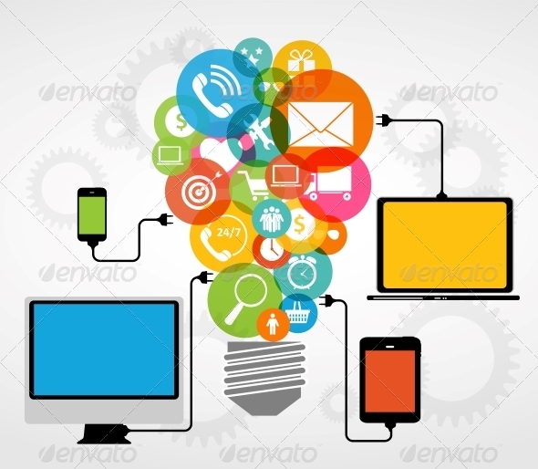 GraphicRiver Cloud Computing Concept on Electronic Devices 6761303 GraphicRiver Cloud Computing Concept on Electronic Devices 6761303