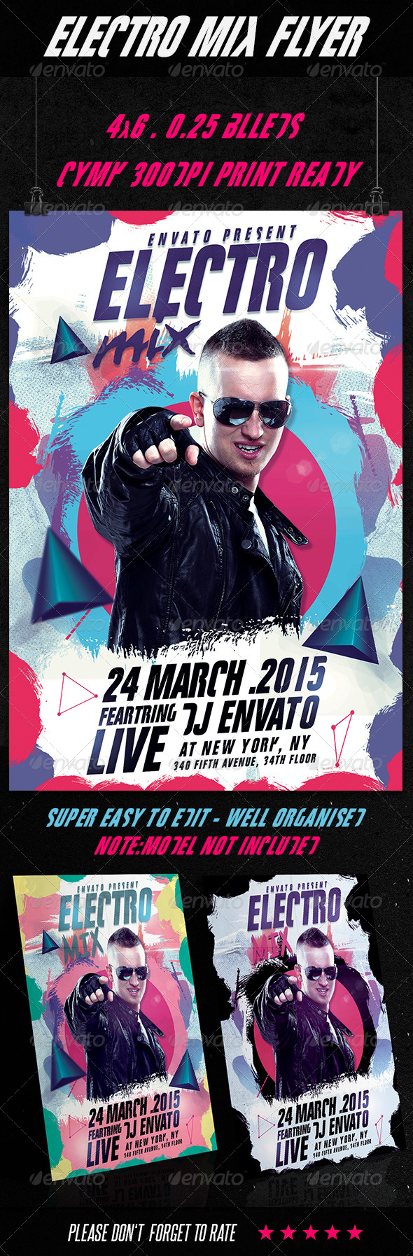 GraphicRiver Electro Mix Flyer 6761381 GraphicRiver Electro Mix Flyer 6761381