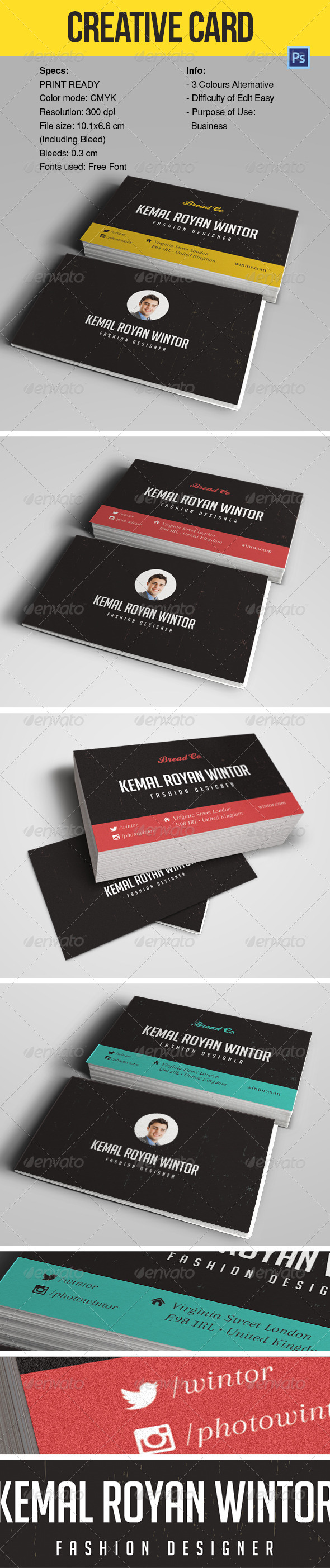 GraphicRiver Business Card Design 6730579 GraphicRiver Business Card Design 6730579