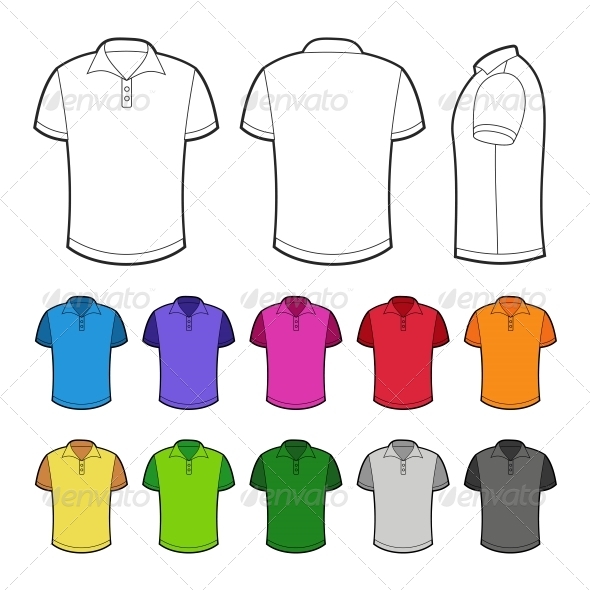 GraphicRiver Polo in Various Colors 6766600 GraphicRiver Polo in Various Colors 6766600