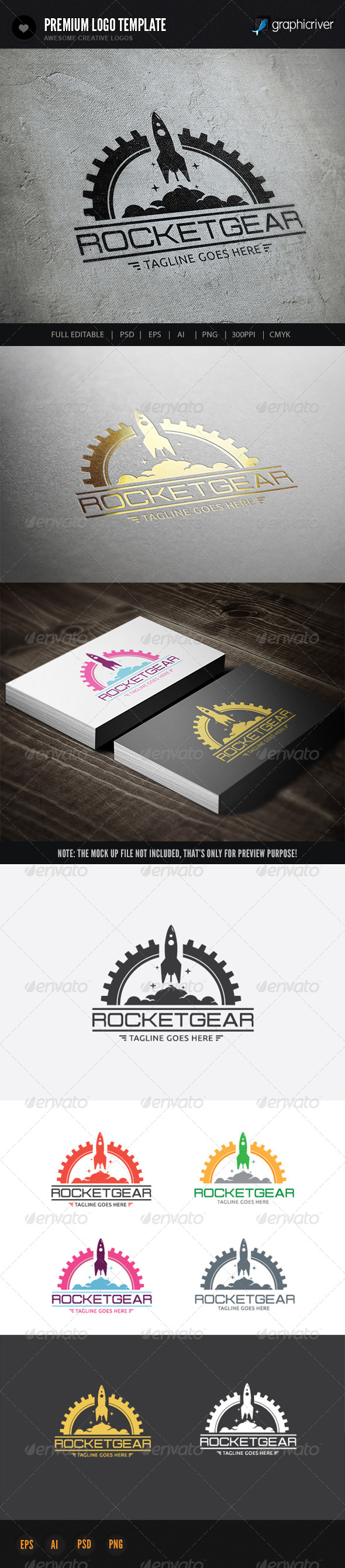 GraphicRiver Rocket Gear 6767729 GraphicRiver Rocket Gear 6767729