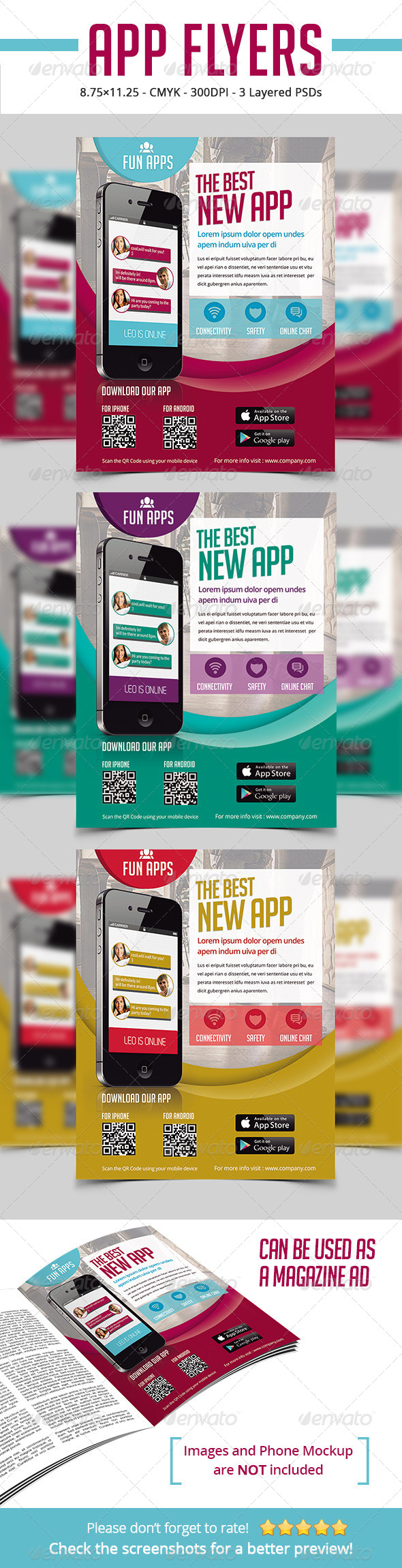 GraphicRiver App Flyers Magazine Ads 6720436 GraphicRiver App Flyers Magazine Ads 6720436