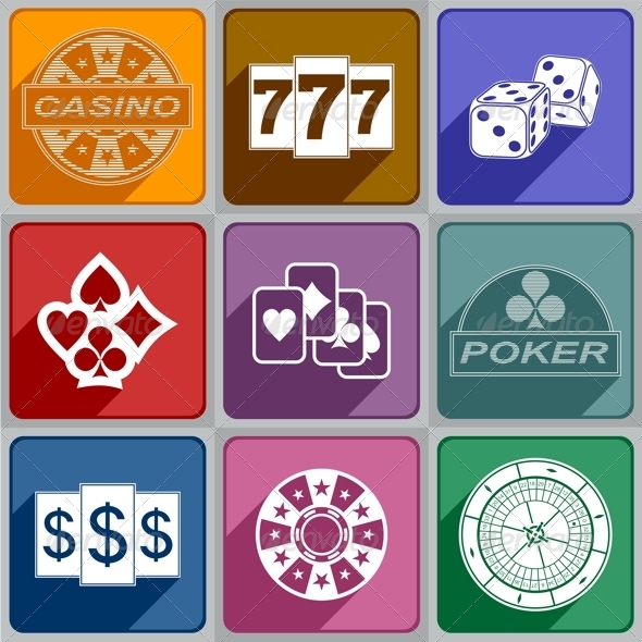 GraphicRiver Icons Casino 6773798 GraphicRiver Icons Casino 6773798
