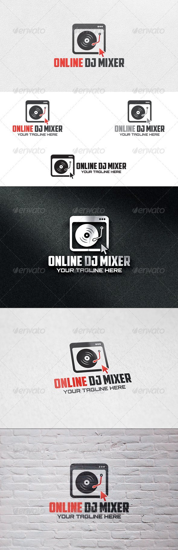 GraphicRiver Online DJ Mixer Logo Template 6776360 GraphicRiver Online DJ Mixer Logo Template 6776360