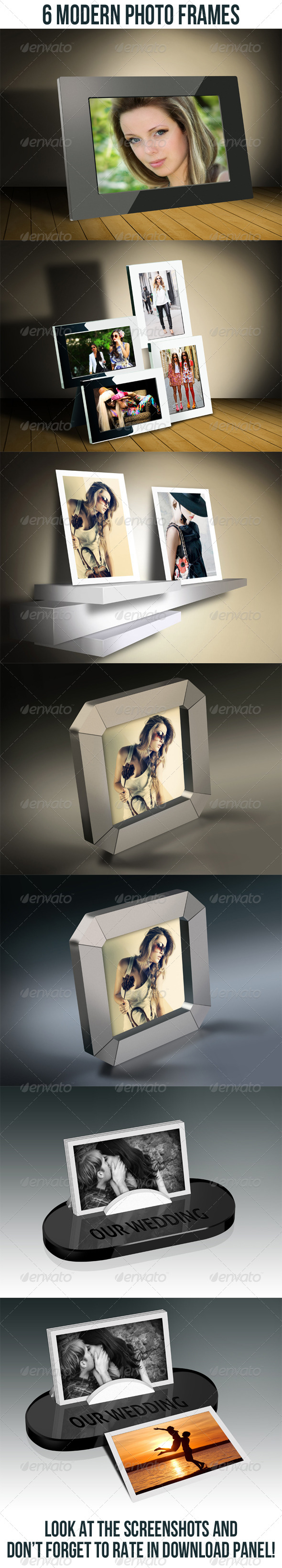 GraphicRiver 6 Modern Photo Frame Bundle 6777457 GraphicRiver 6 Modern Photo Frame Bundle 6777457