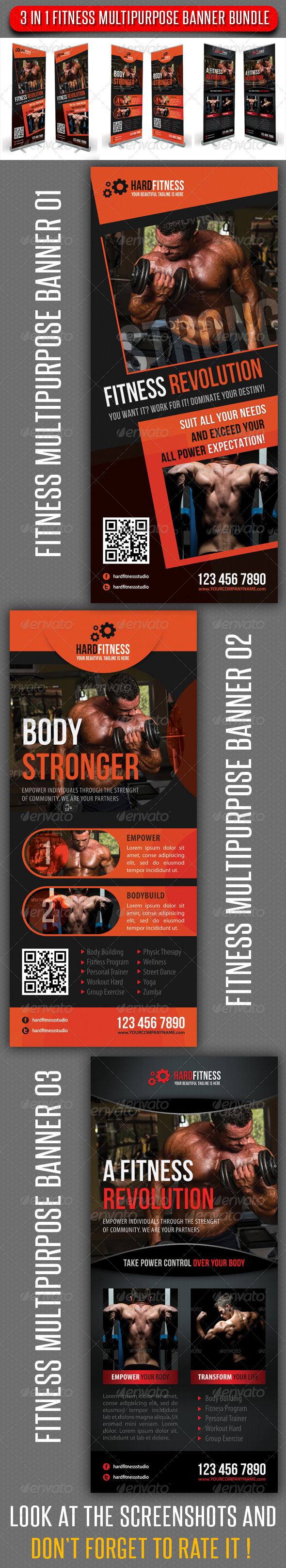 GraphicRiver 3 in 1 Fitness Multipurpose Banner Bundle 02 6782196 GraphicRiver 3 in 1 Fitness Multipurpose Banner Bundle 02 6782196