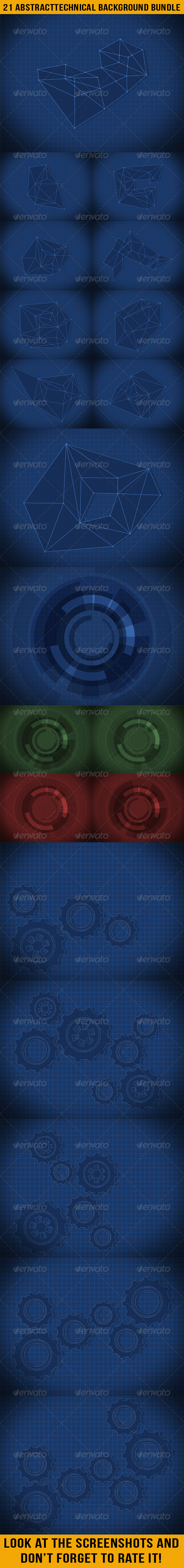 GraphicRiver 21 AbstractTechnical Background Bundle 6783033 GraphicRiver 21 AbstractTechnical Background Bundle 6783033