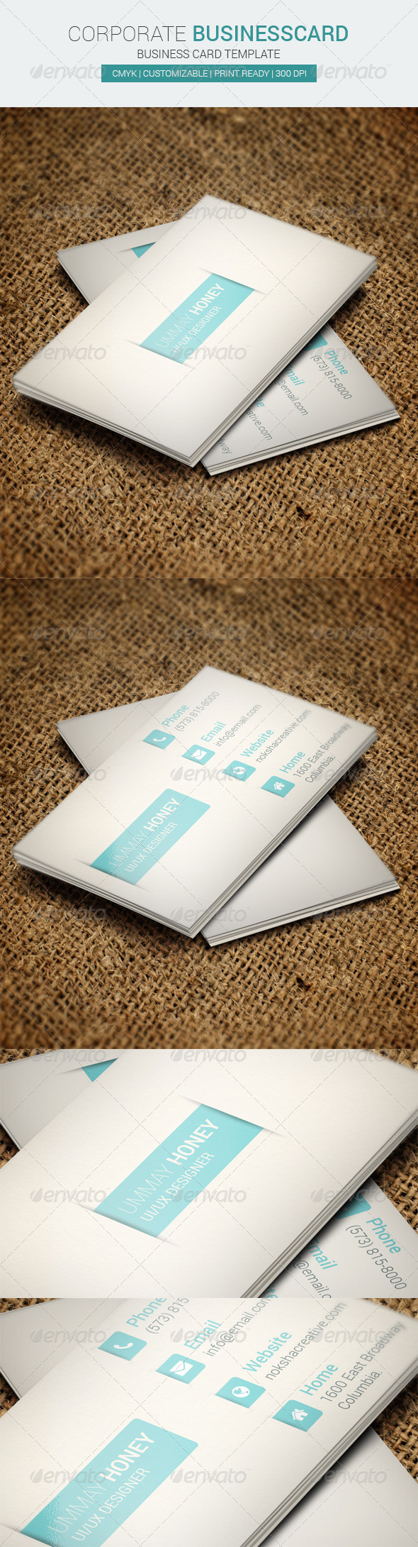 GraphicRiver Corporate Business Card 6789058 GraphicRiver Corporate Business Card 6789058