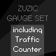 Zuzic Gauge Set: traffic counter, memory usage monitor and framerate gauge Zuzic Gauge Set: traffic counter, memory usage monitor and framerate gauge - ActiveDen Item for Sale