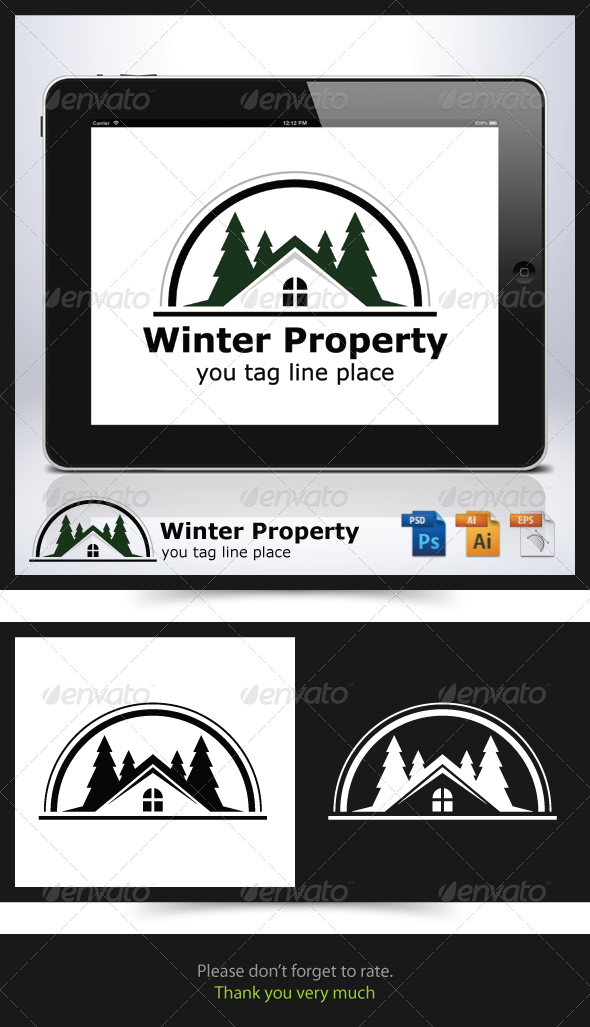 GraphicRiver Winter Property Logo 6790911 GraphicRiver Winter Property Logo 6790911