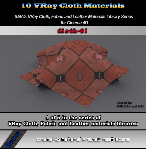 3DOcean Vray Cloth Material Pack 1 for Cinema 4D 6792172 3DOcean Vray Cloth Material Pack 1 for Cinema 4D 6792172