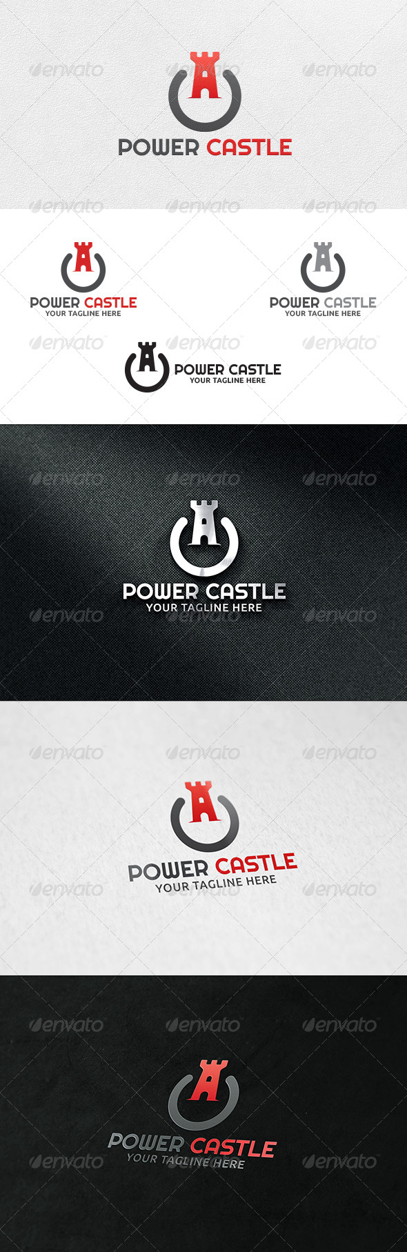 GraphicRiver Power Castle Logo Template 6794010 GraphicRiver Power Castle Logo Template 6794010